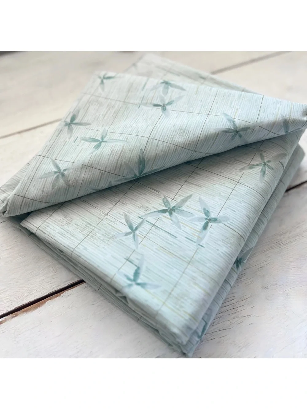 RARE Calvin Klein Ocean Grid Jade Green QUEEN Duvet Cover Floral Graphic Italy